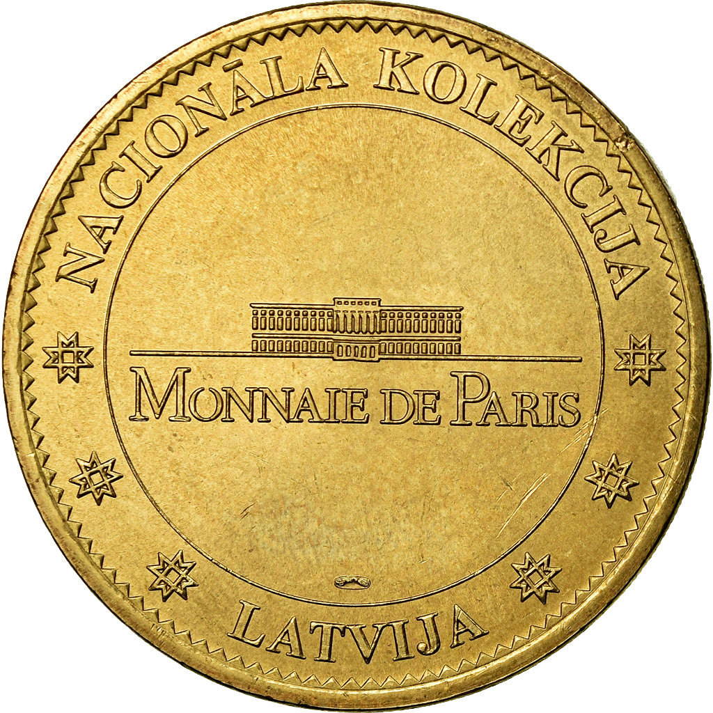 Latvia, Token, Touristic token, Riga - Nacionala Opera, Arts & Culture, 2007