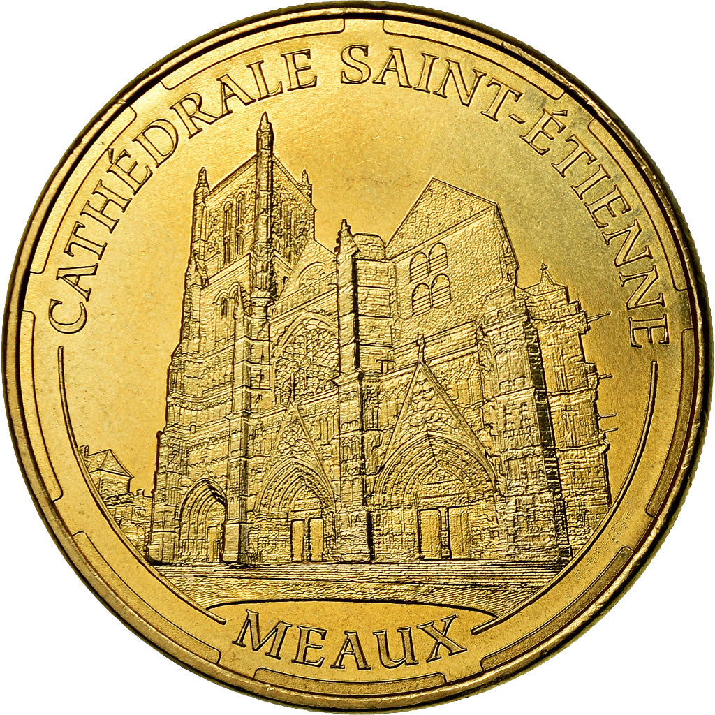 France, Token, Touristic token, 77/ Cathédrale Saint-Etienne - Meaux, Arts &