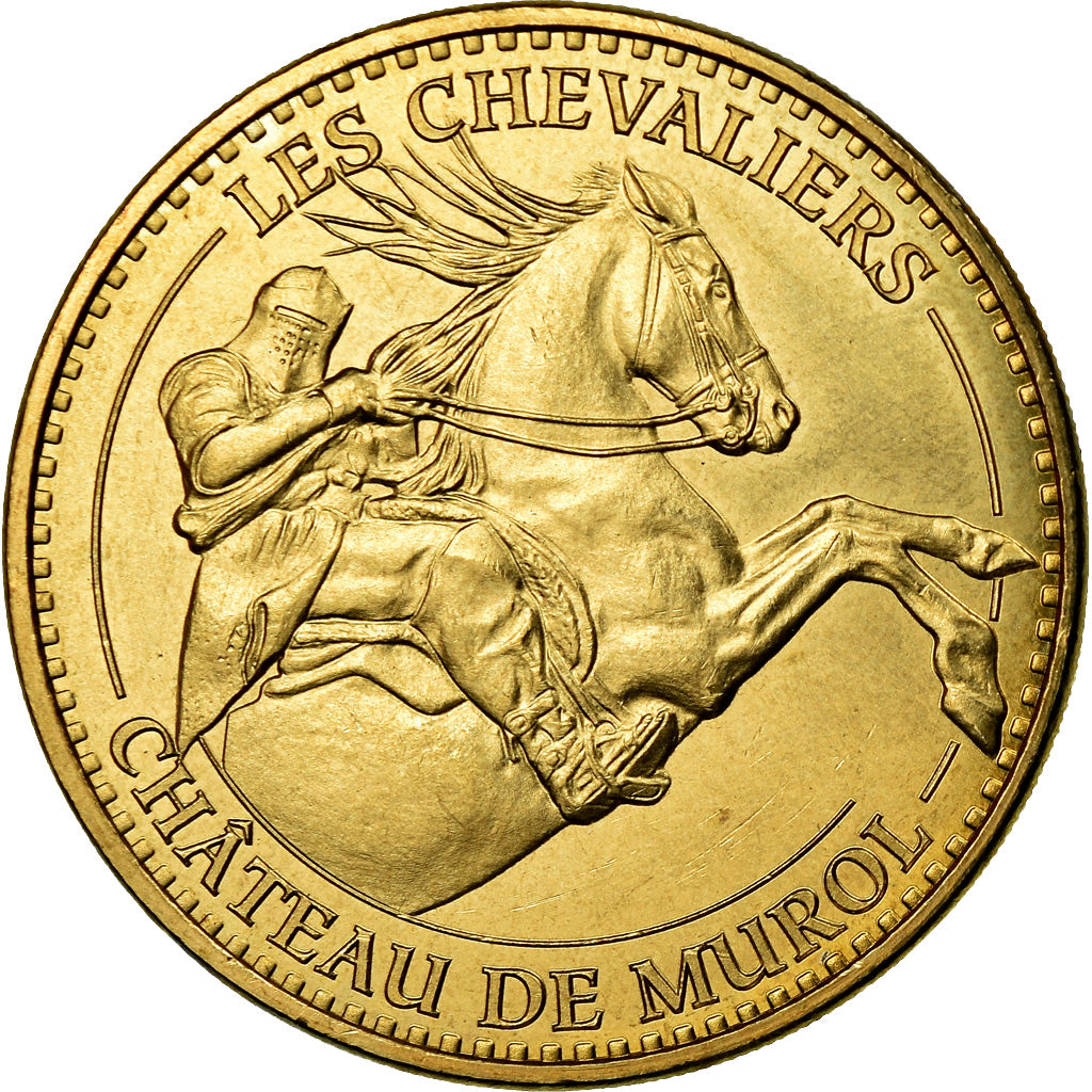 Francja, Token, Żeton turystyczny, Murol - Le château n°4 - les chevaliers
