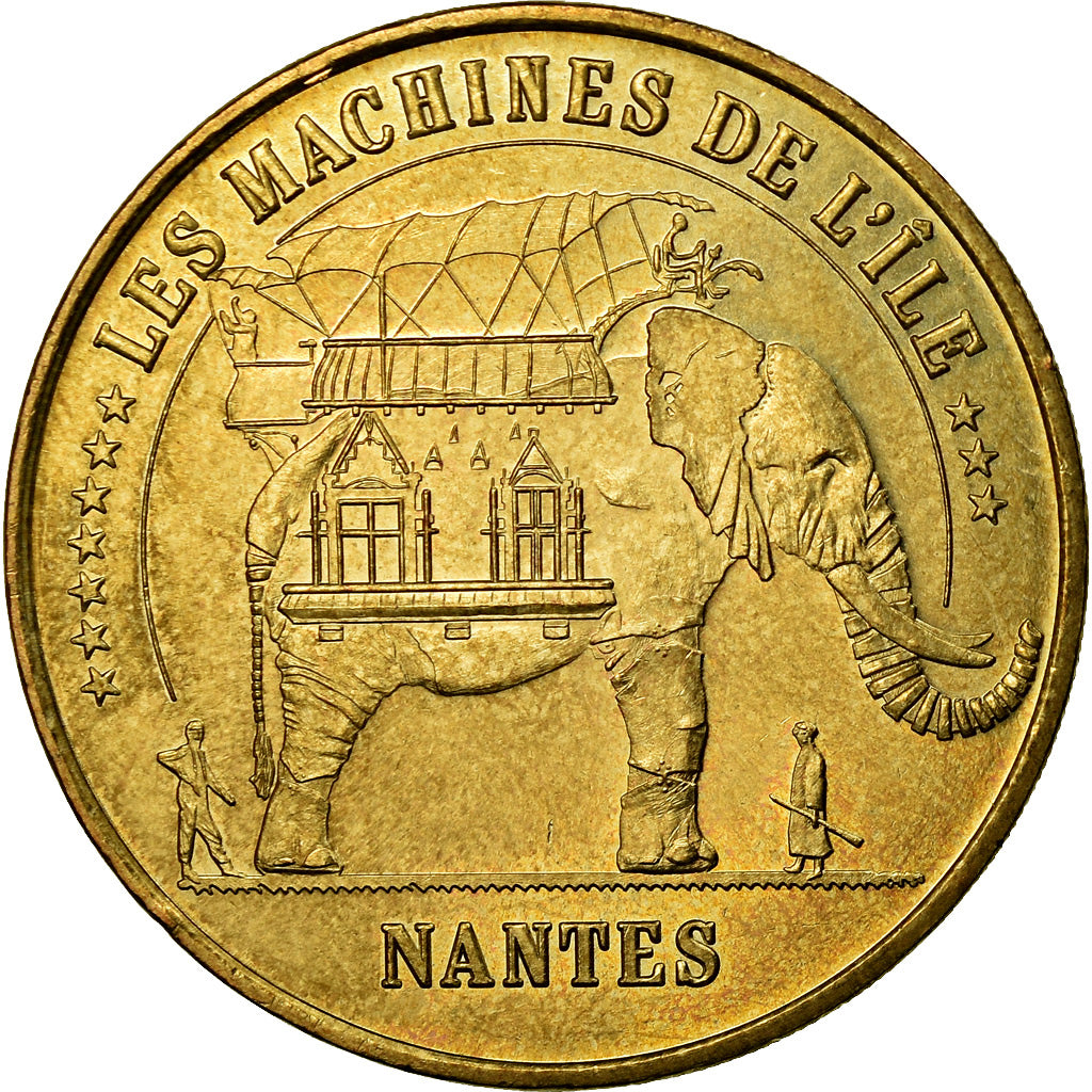 France, Token, Touristic token, Nantes -  Les machines de l'ile n°1, Arts &