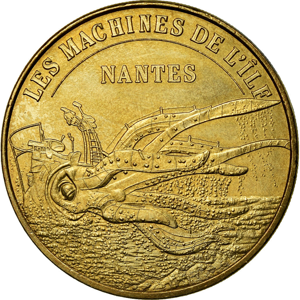 France, Token, Touristic token, Nantes -  Les machines de l'ile n°2, Arts &