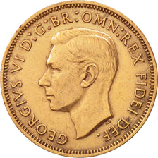 Moneta, Gran Bretagna, George VI, 1/2 Penny, 1951, BB, Bronzo, KM:868