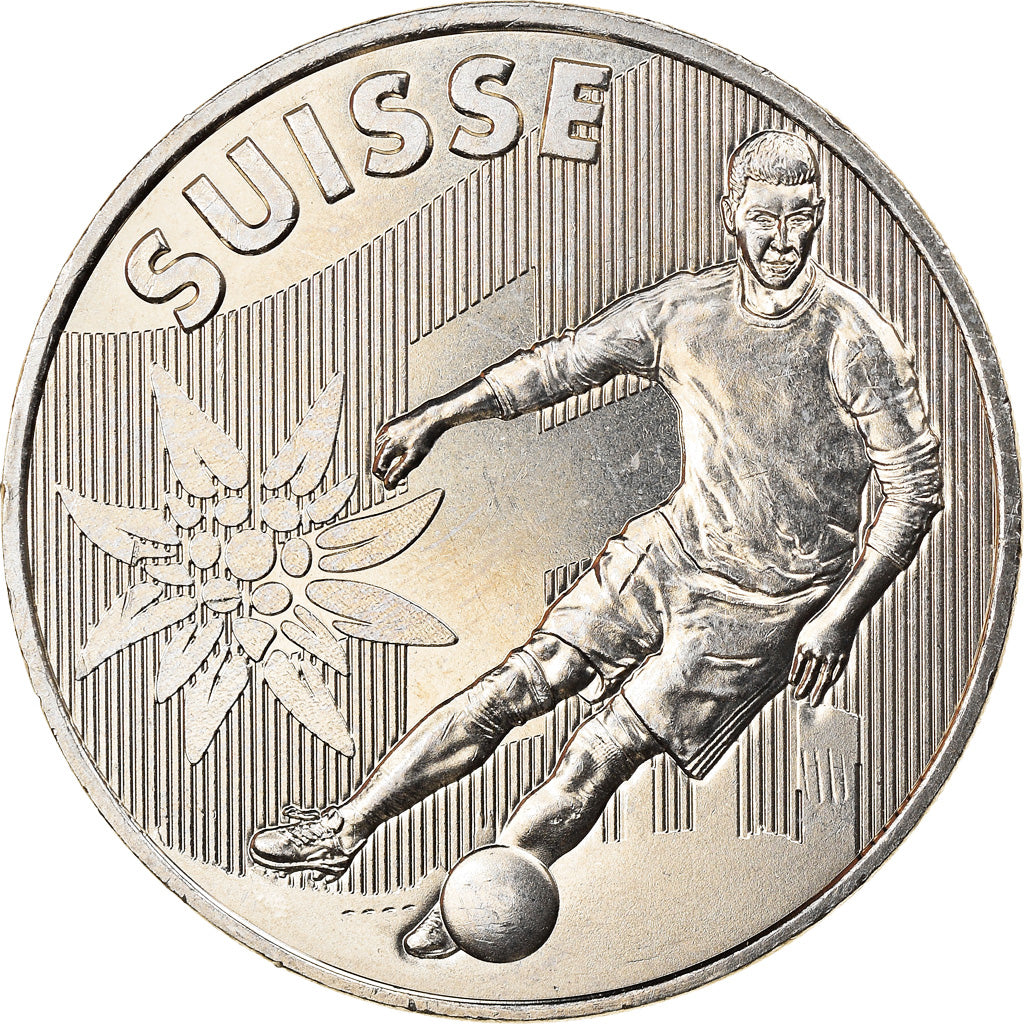 Frankrijk, Jeton, Football, Suisse, Euro, Sports & leisure, 2016, UNC