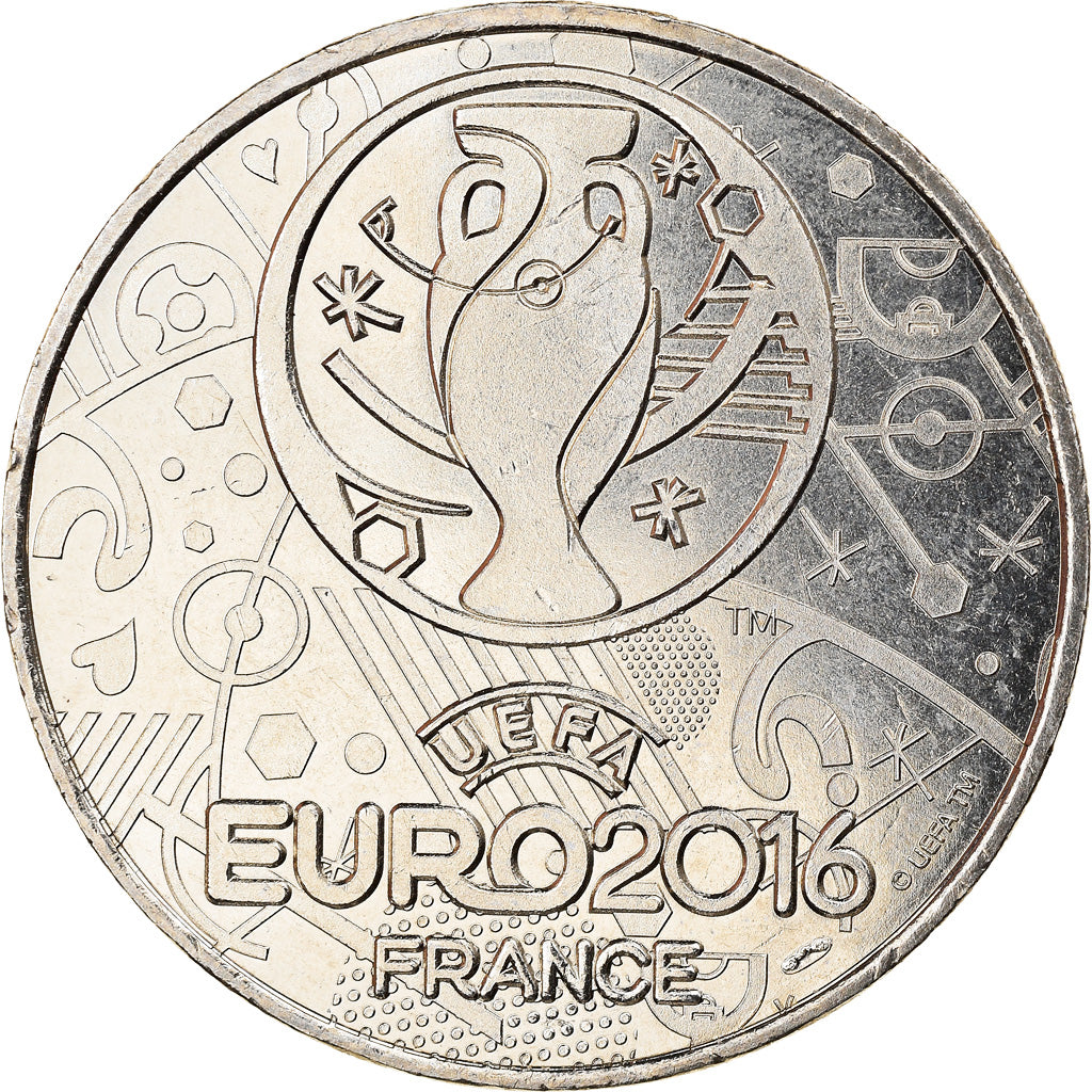 Frankrijk, Jeton, Football, Suisse, Euro, Sports & leisure, 2016, UNC