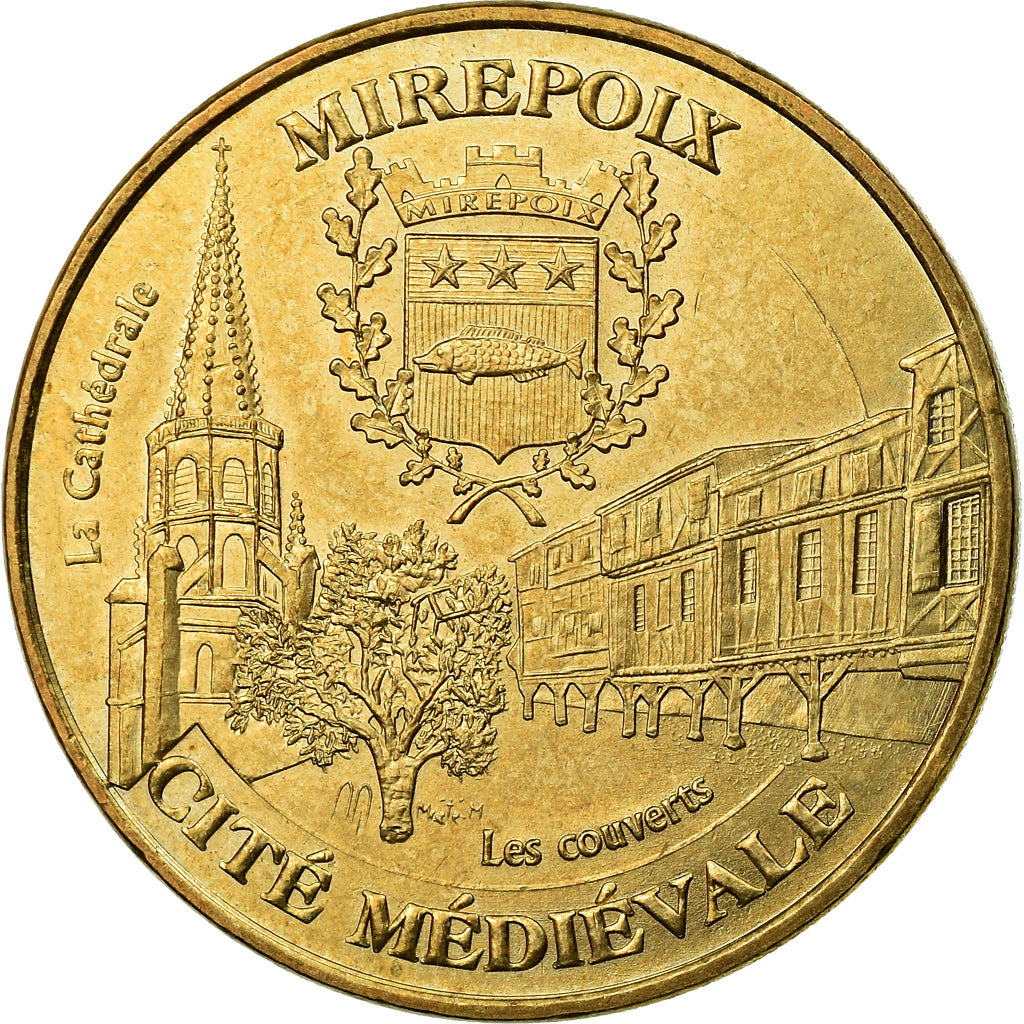 Francia, Token, Touristic token, 09/ Mirepoix - Cité Médiévale, Arts &