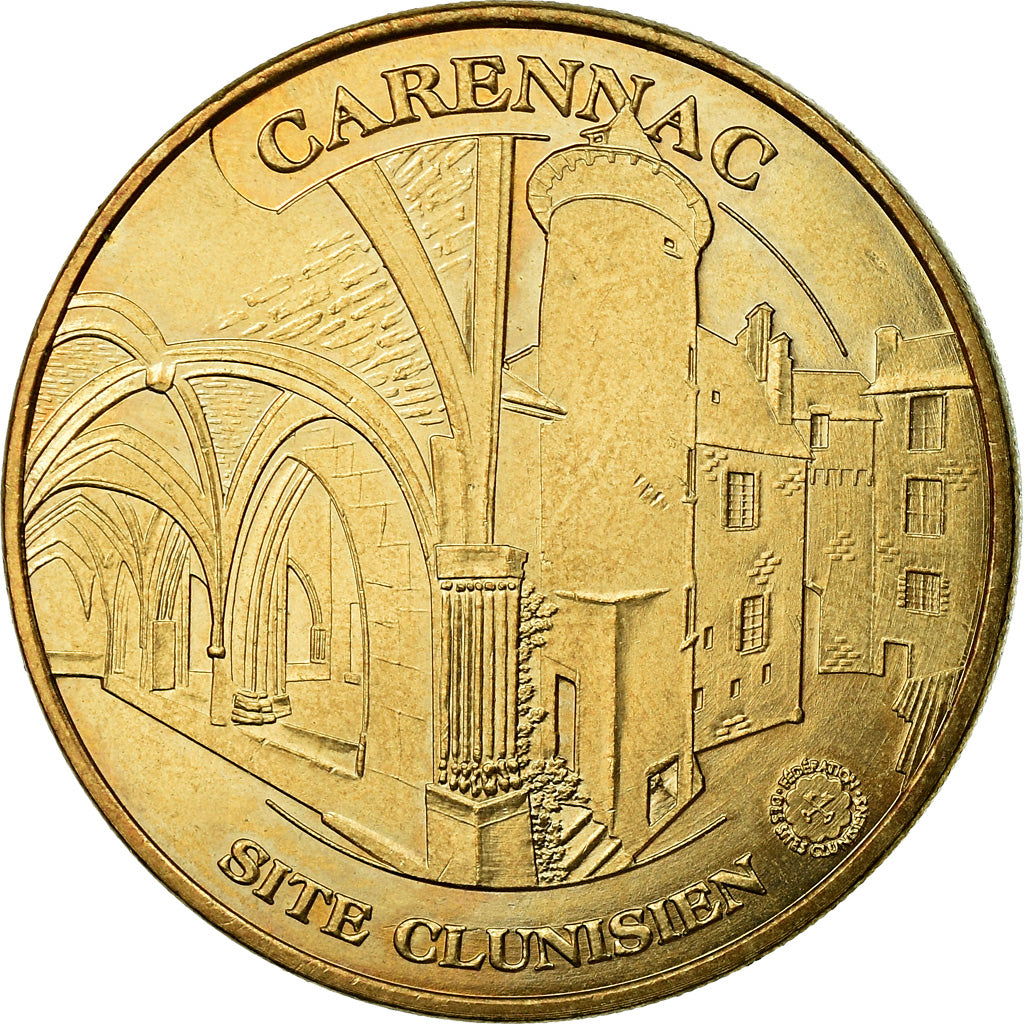 Francia, Token, Touristic token, 46/ Carennac - Site Clunisien, Arts & Culture