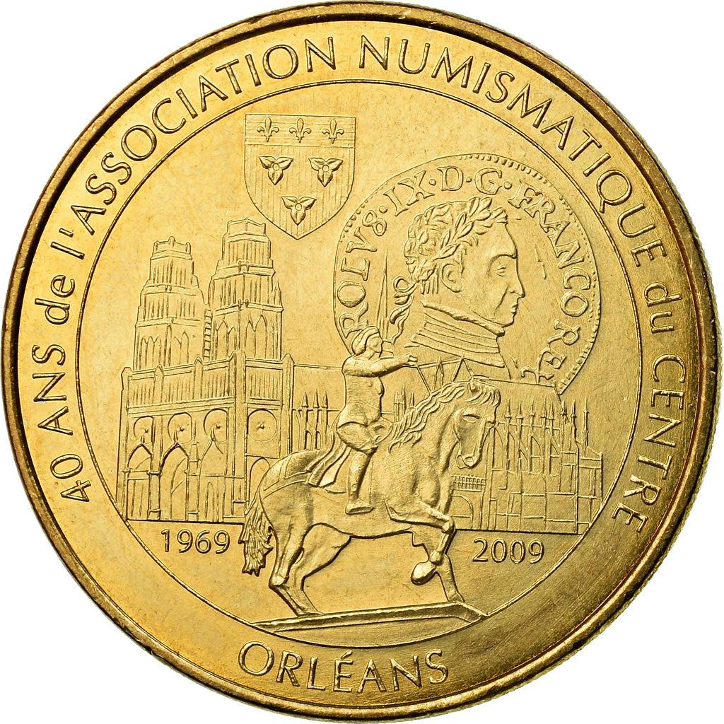 France, Token, Touristic token, Orléans - 40 ans de l'Association Numismatique