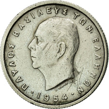 Monnaie, Grèce, Paul I, 50 Lepta, 1954, TTB+, Copper-nickel, KM:80