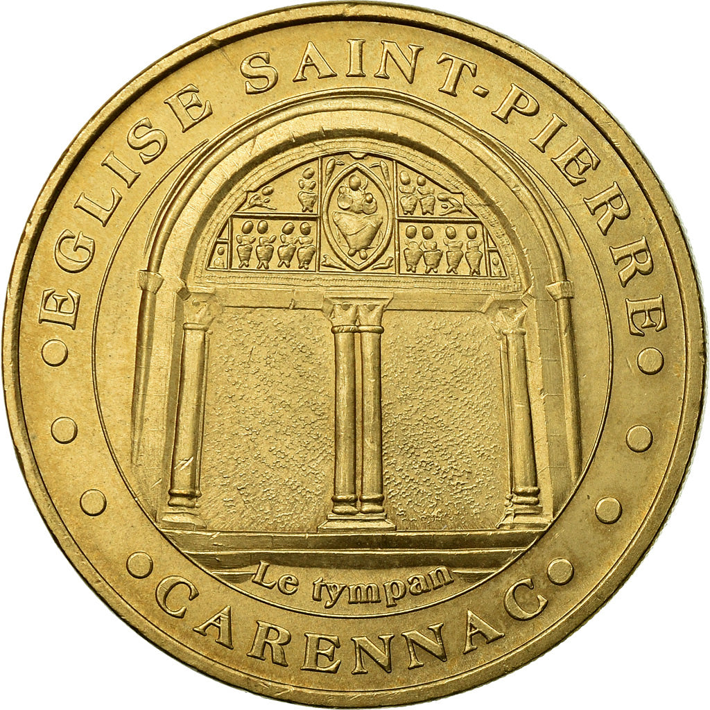 France, Token, Touristic token, 46/ Eglise Saint-Pierre - Carennac, Arts &