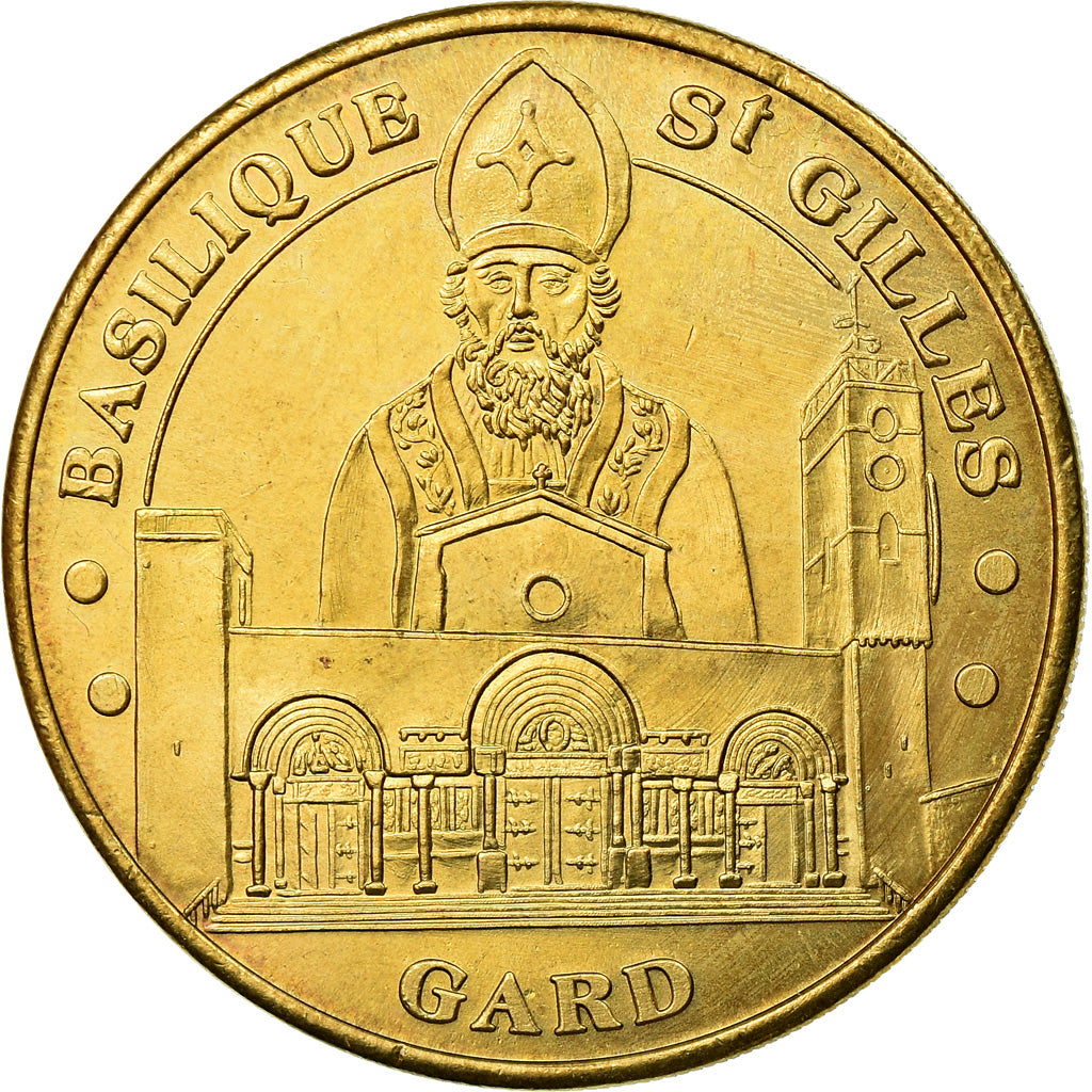 France, Token, Touristic token, Saint-Gilles Basilique, Arts & Culture, 2004