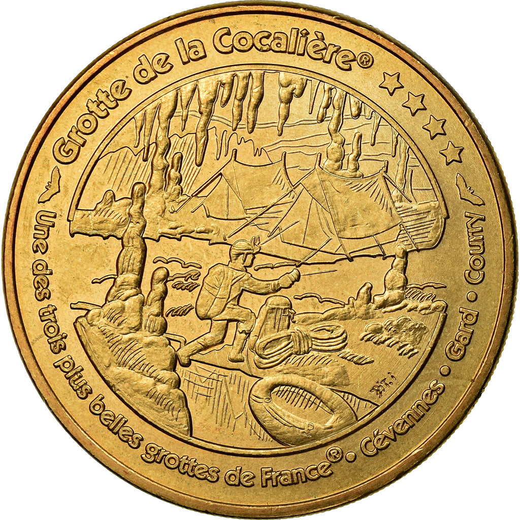 France, Token, Touristic token, Courry - Grotte de la Cocalière n°7, Arts &