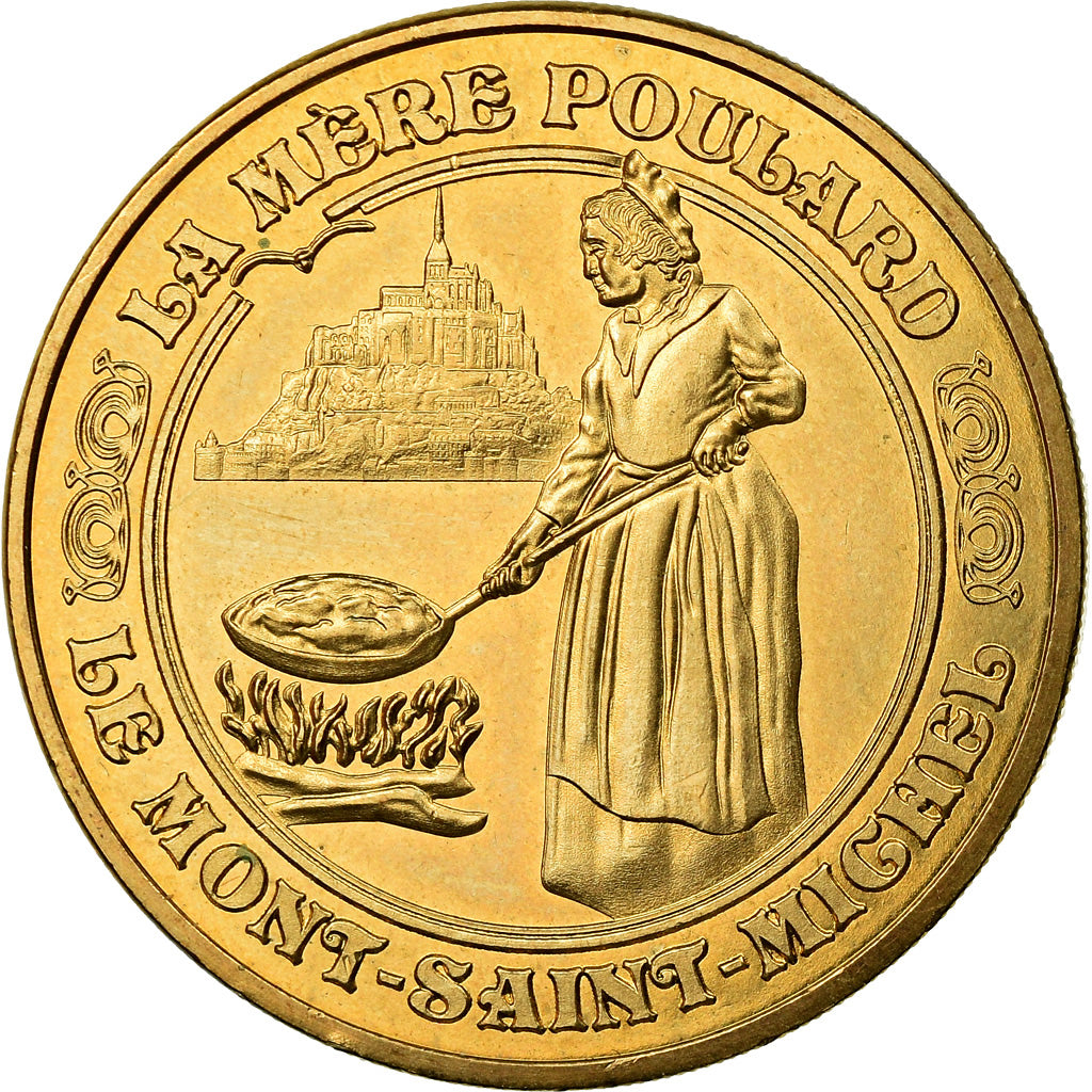 France, Token, Touristic token, Le-Mont-Saint-Michel - La Mère Poulard n°2