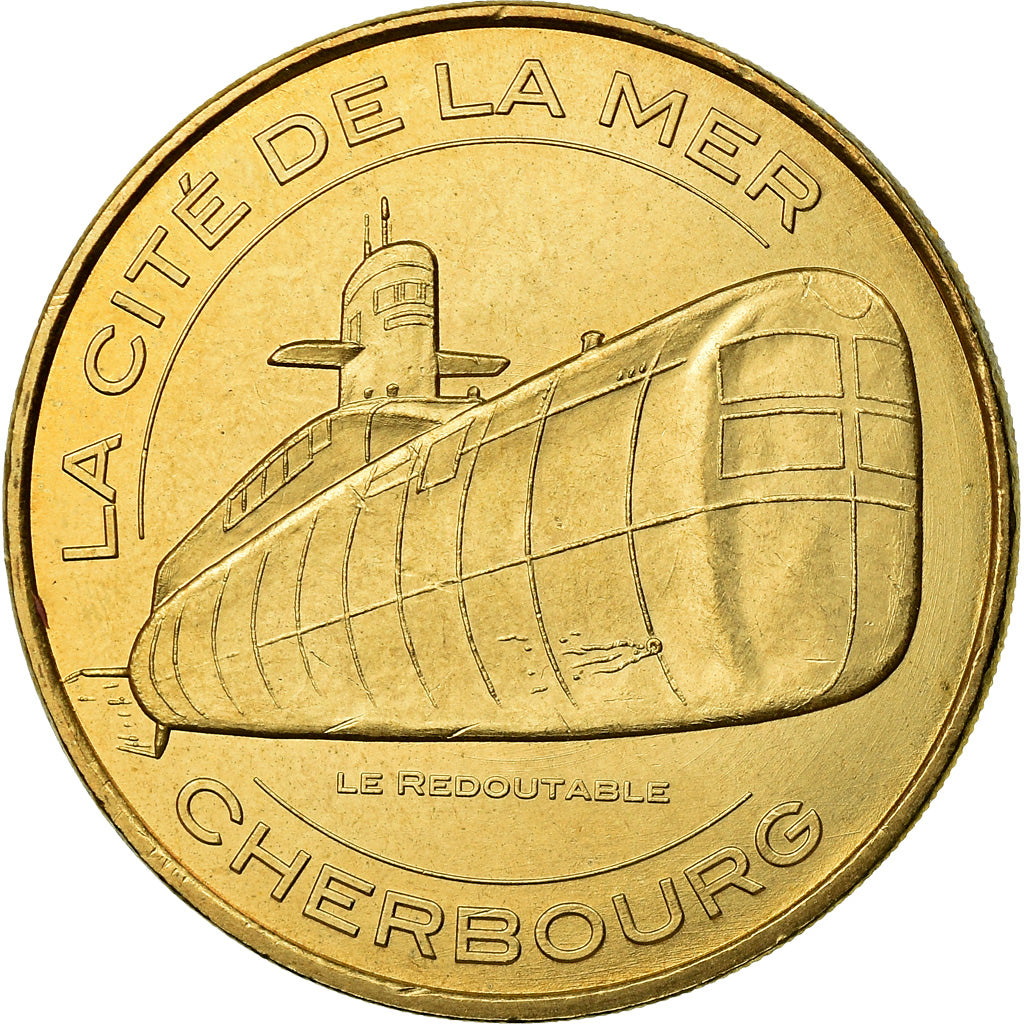 Francia, Token, Touristic token, Cherbourg - Cité de la Mer n°9 - Le