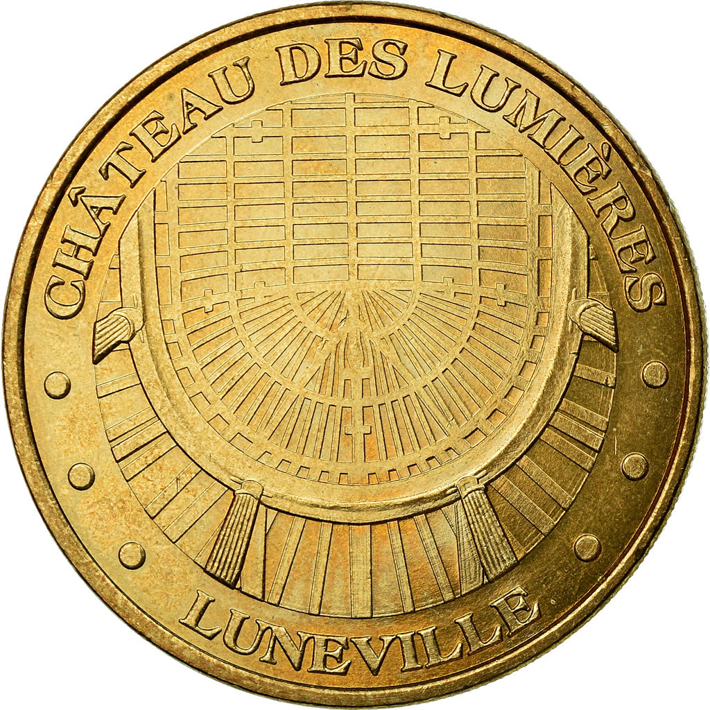 France, Jeton, Jeton Touristique, Lunéville - Château des Lumières n°3, Arts