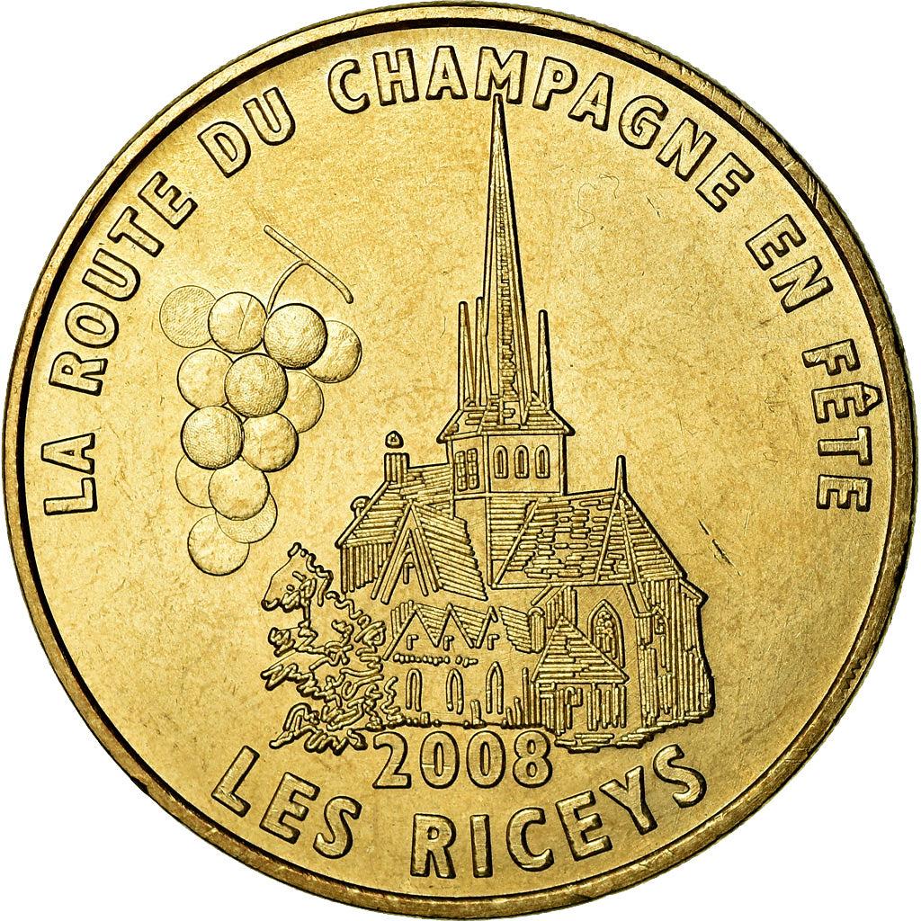 Francia, Token, Touristic token, Les Riceys - Route du Champagne en fête, Arts