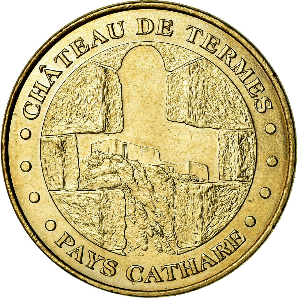 Francia, Token, Touristic token, 11/ Château de Termes, Arts & Culture, 2008