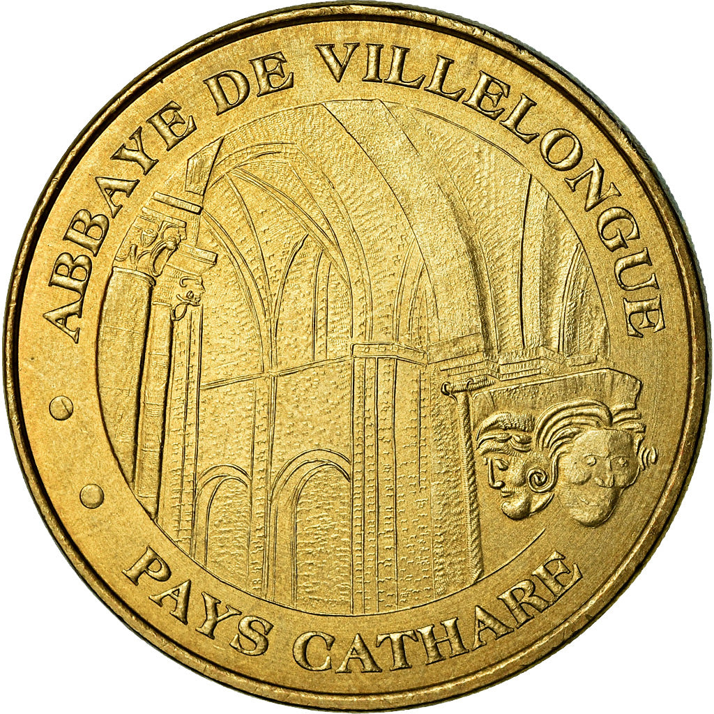 France, Token, Touristic token, Saint-Martin-le-Vieil - Abbaye de Villelongue