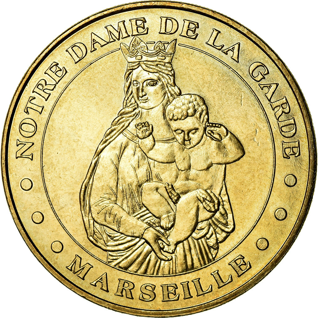 France, Token, Touristic token, Marseille - Notre Dame de la Garde n°3, Arts &
