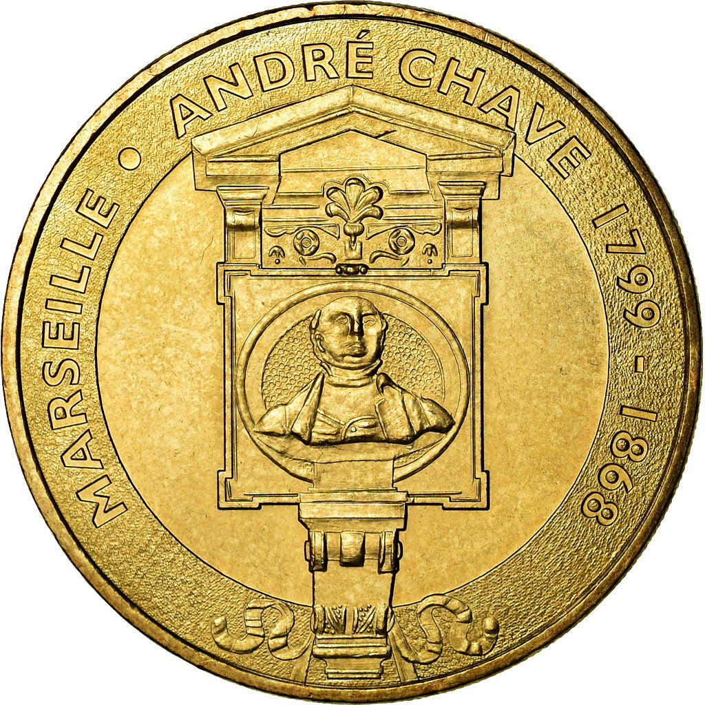 Frankrijk, Token, Toeristisch fiche, Marseille - André Chave 1799 - 1868, Arts