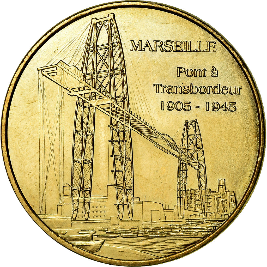 Francia, Token, Touristic token, Marseille - Le pont transbordeur, Arts &