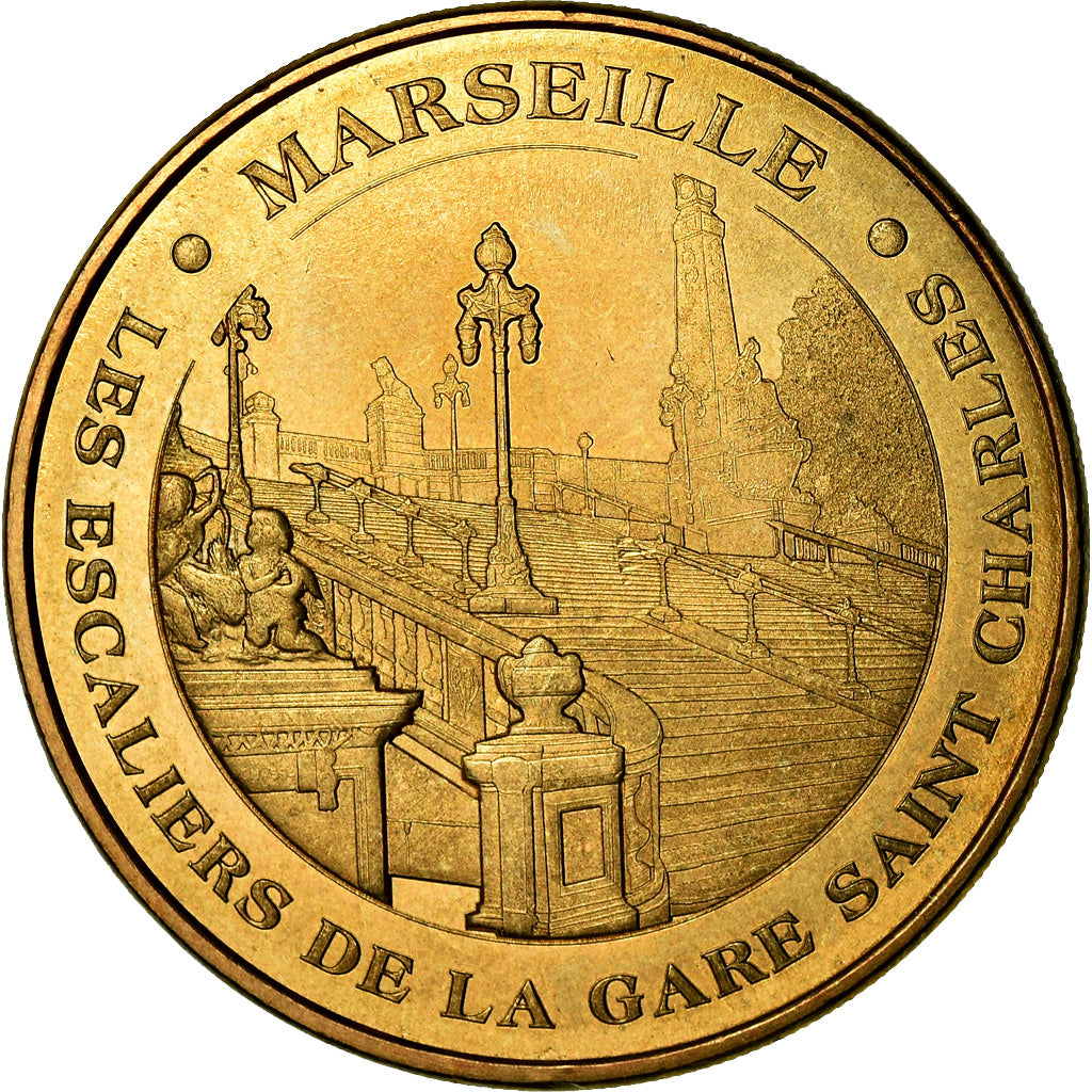 Frankrijk, Token, Toeristisch fiche, Marseille - Les escaliers de la gare