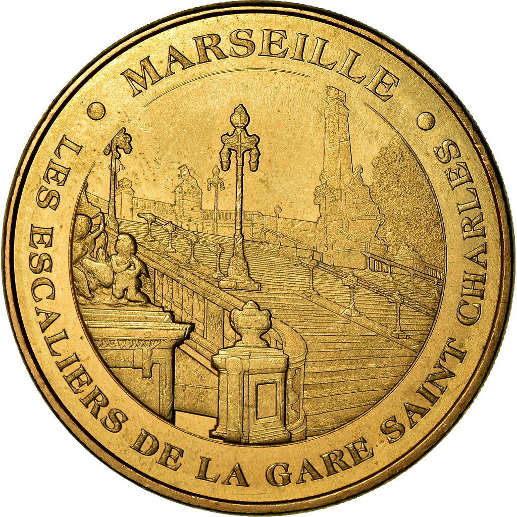 Frankrijk, Token, Toeristisch fiche, Marseille - Les escaliers de la gare