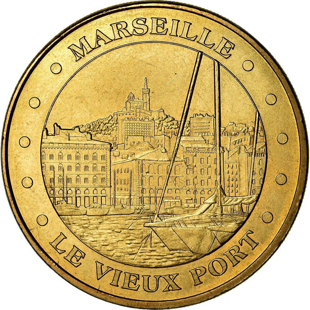 France, Token, Touristic token, Marseille - Le vieux port, Arts & Culture, 2013