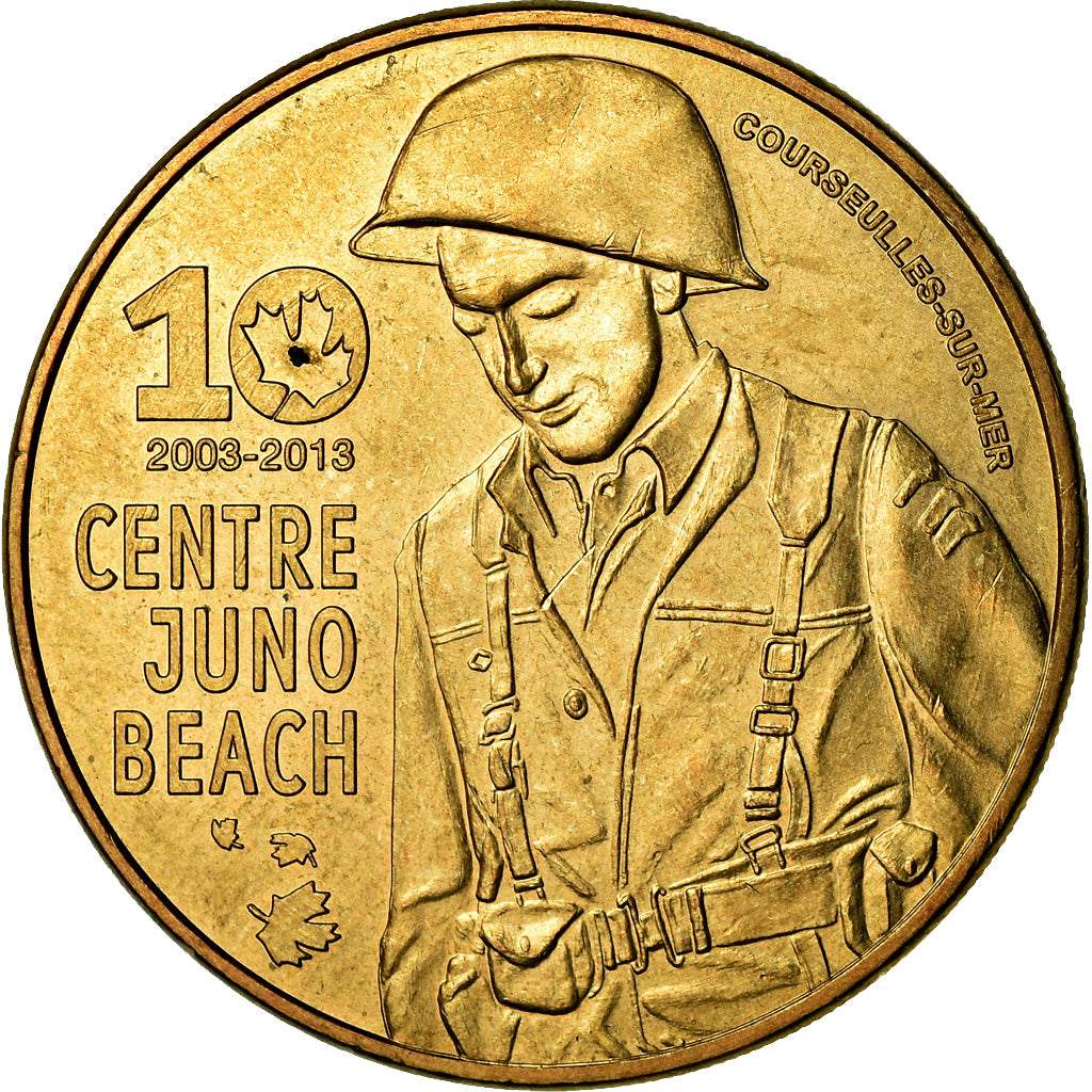 Frankrijk, Token, Toeristisch fiche, Courseulles-sur-Mer - Centre Juno Beach