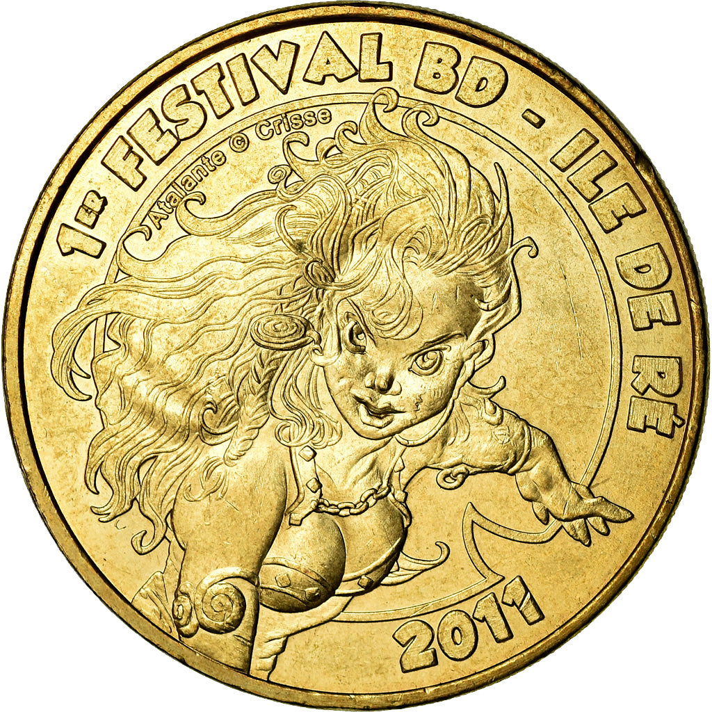 France, Token, Touristic token, Saint-Martin-de-Ré -Festival de la BD, Arts &