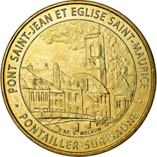 France, Token, Touristic token, Pontailler-sur-Saône - Pont et Eglise, Arts &