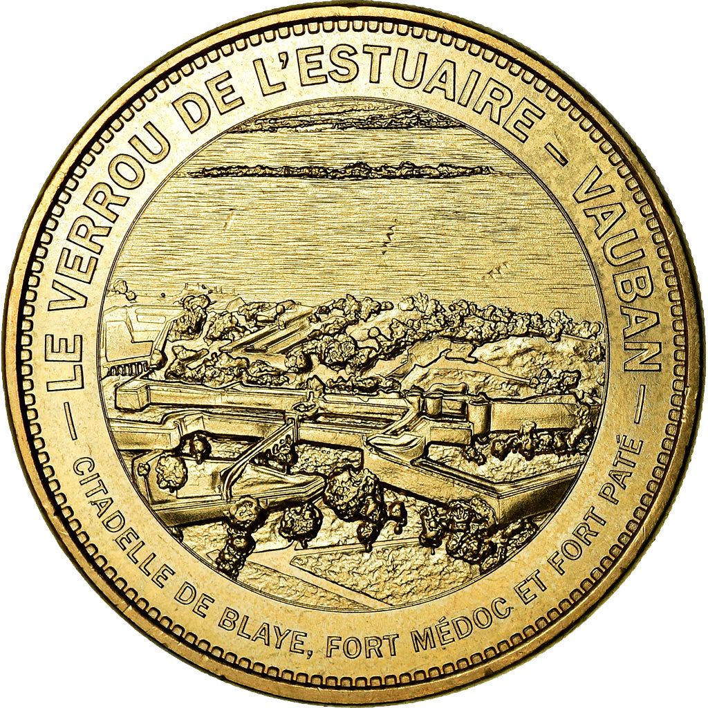 France, Token, Touristic token, Blaye - Le verrou de l'estuaire Vauban, Arts &