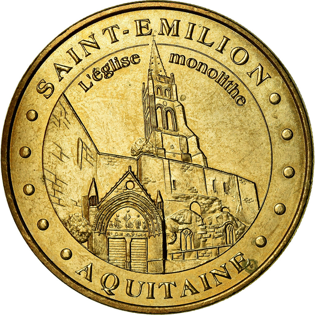France, Jeton, Jeton Touristique, 33/ Saint-Emilion - Eglise, Arts & Culture