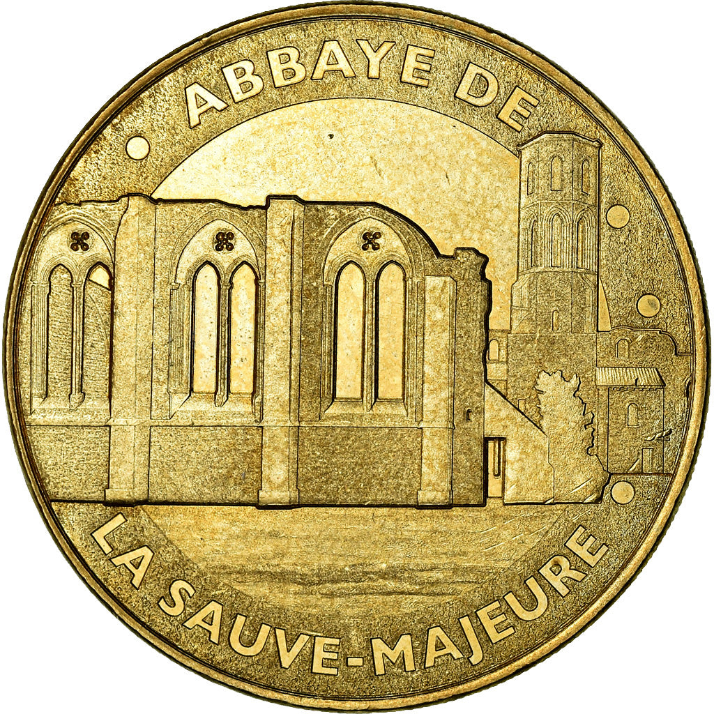 France, Token, Touristic token, La Sauve-Majeure - Abbaye, Arts & Culture, 2012
