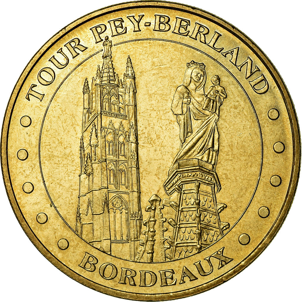 Francia, Token, Touristic token, Bordeaux - Tour Pey-Berland, Arts & Culture