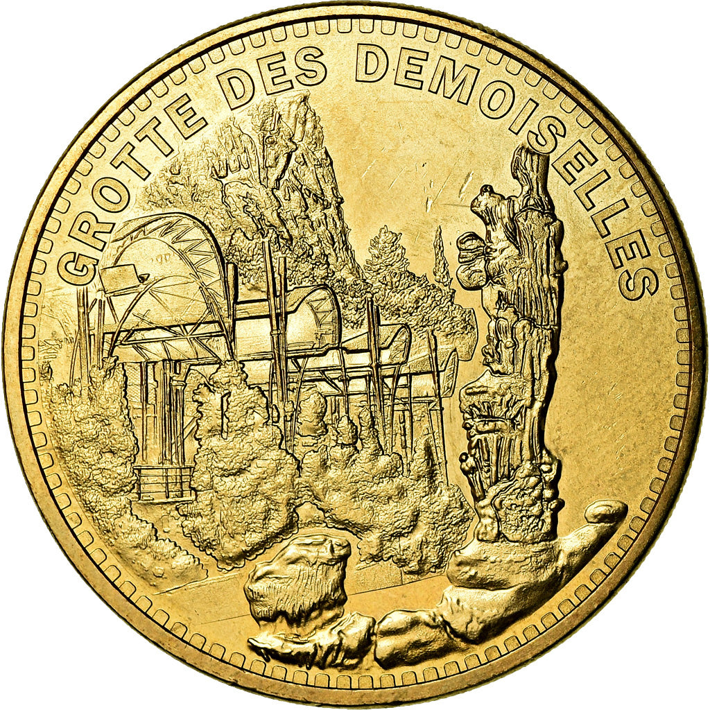 França, Token, Token turístico, Ganges - Grotte des Demoiselles n°5, Artes e