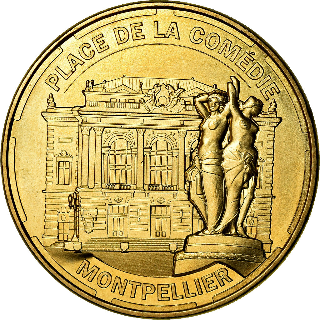 Francia, Token, Touristic token, 34/ Place de la Comédie - Montpellier, Arts &