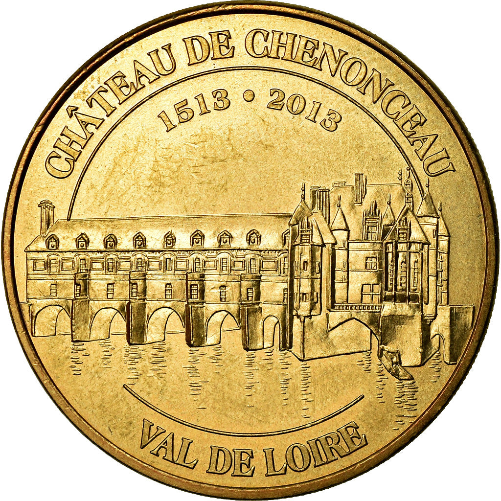 France, Jeton, Jeton Touristique, Chenonceau -  Chateau n°2, Arts & Culture