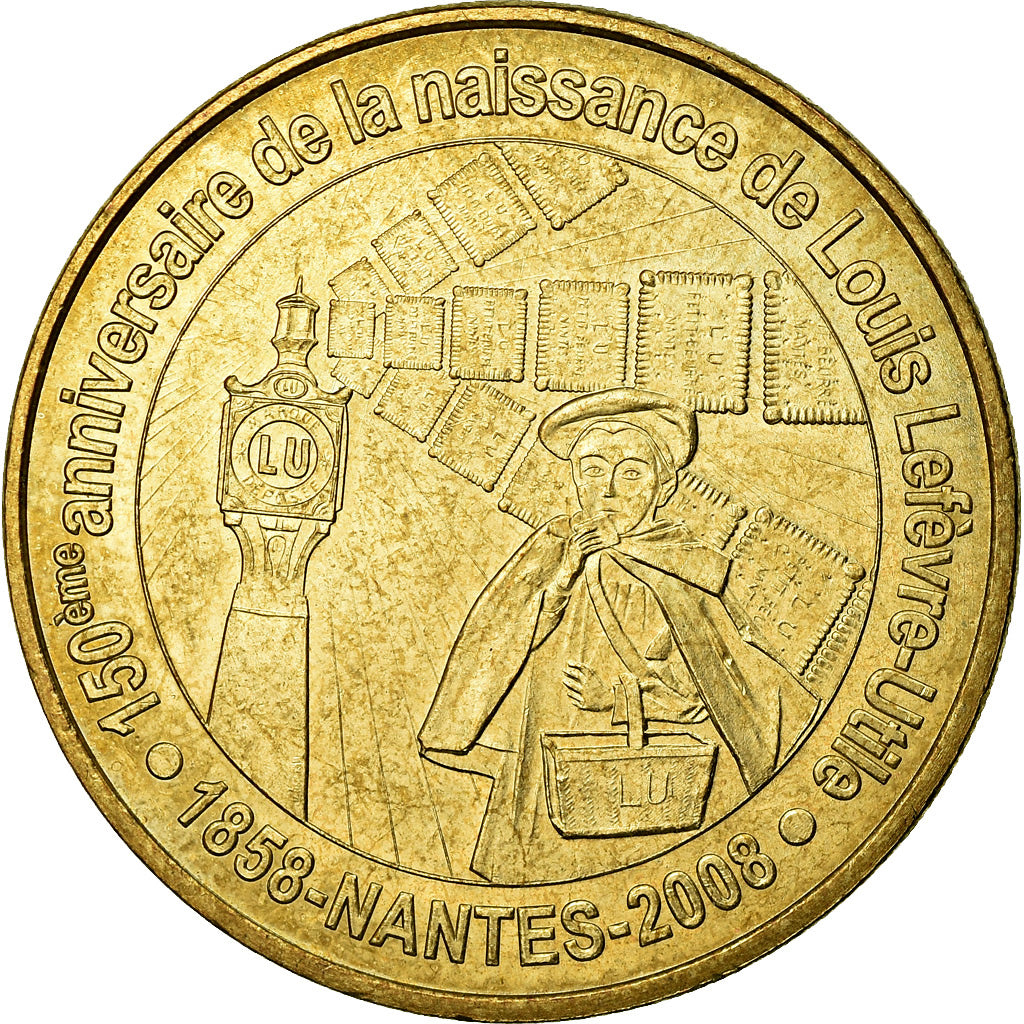 France, Token, Touristic token, 44/ Nantes - Louis Lefèvre-Utile, Arts &
