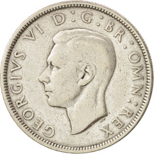 Great Britain, George VI, 1/2 Crown, 1938, EF(40-45), Silver, KM:856