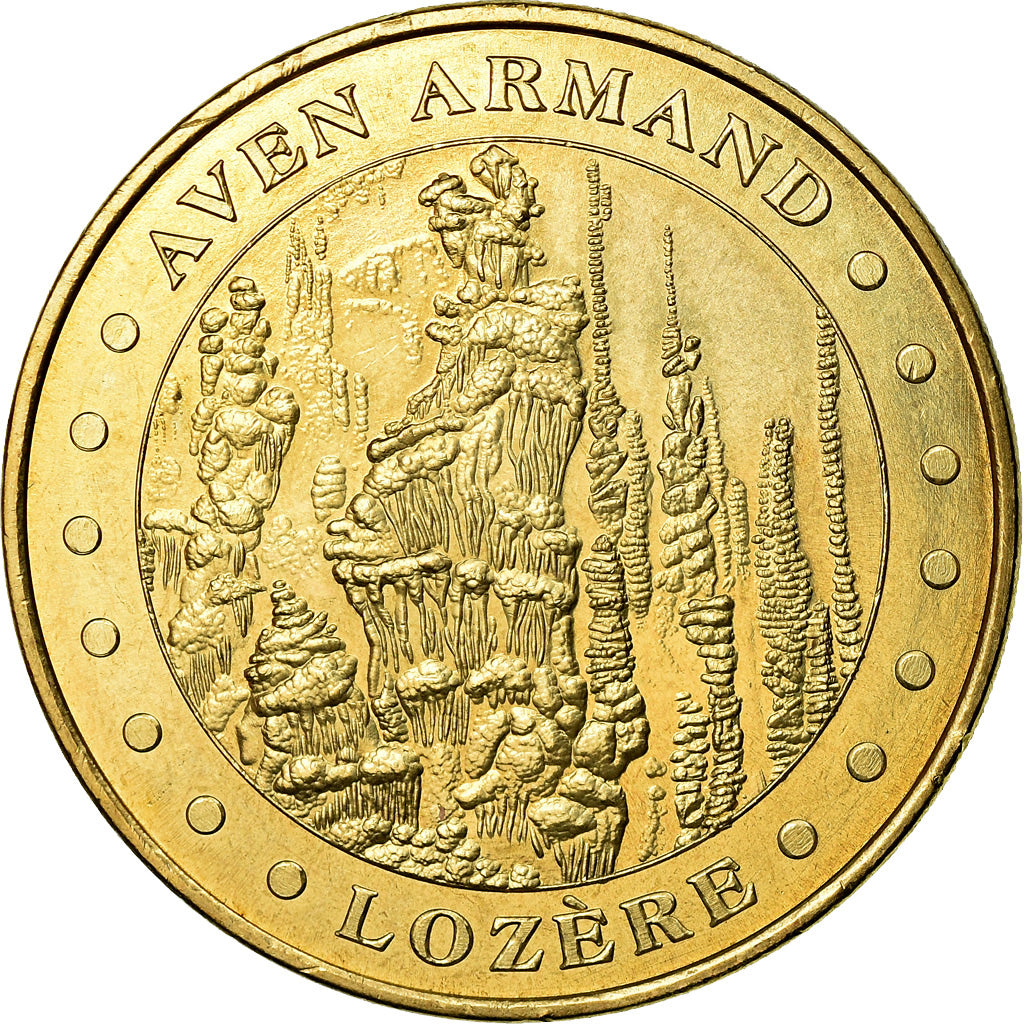 France, Jeton, Jeton Touristique, Meyrueis - Grotte de Dargilan n°2, Arts &