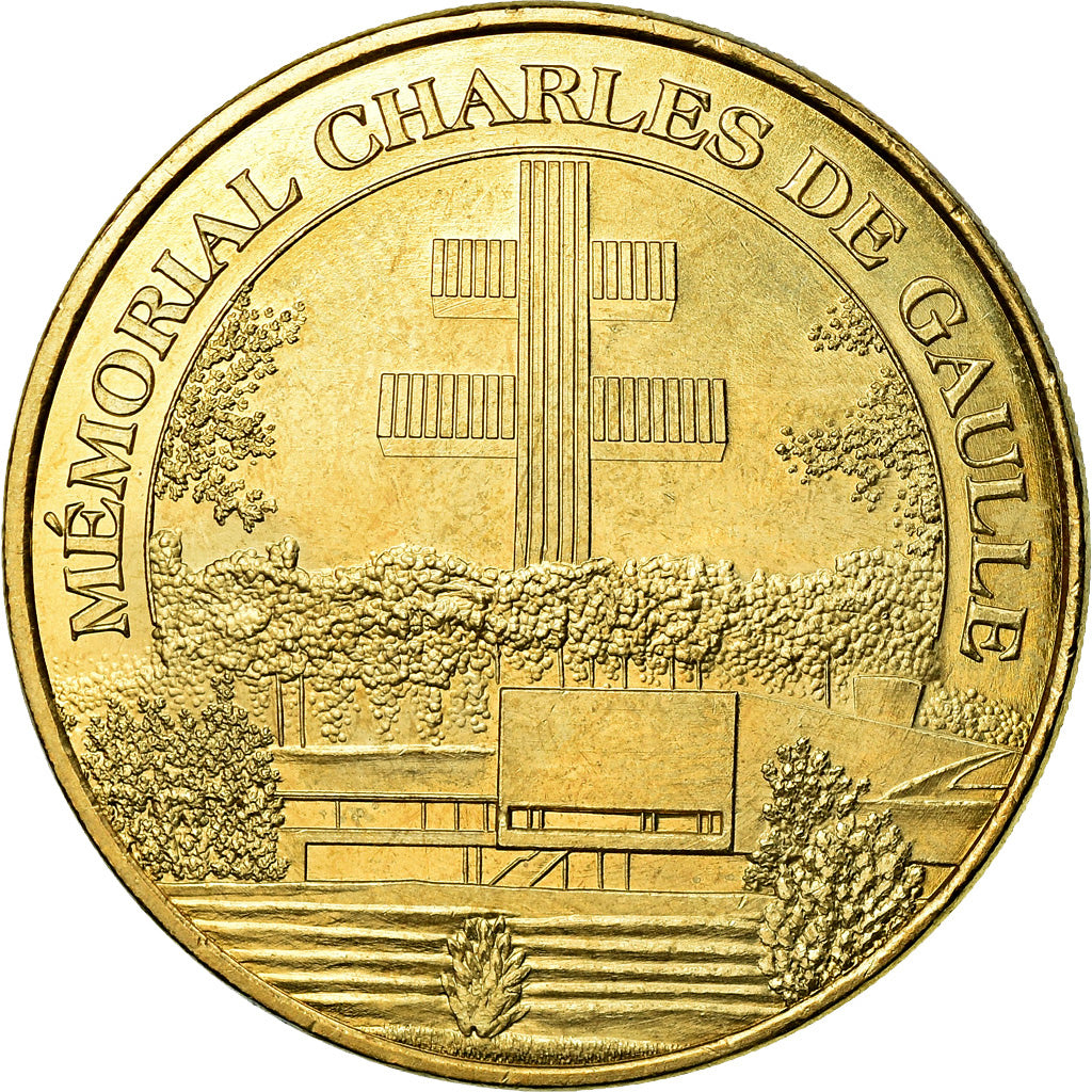 Francia, Token, Touristic token, Colombey Les Deux Eglises -  Mémorial n°1 -