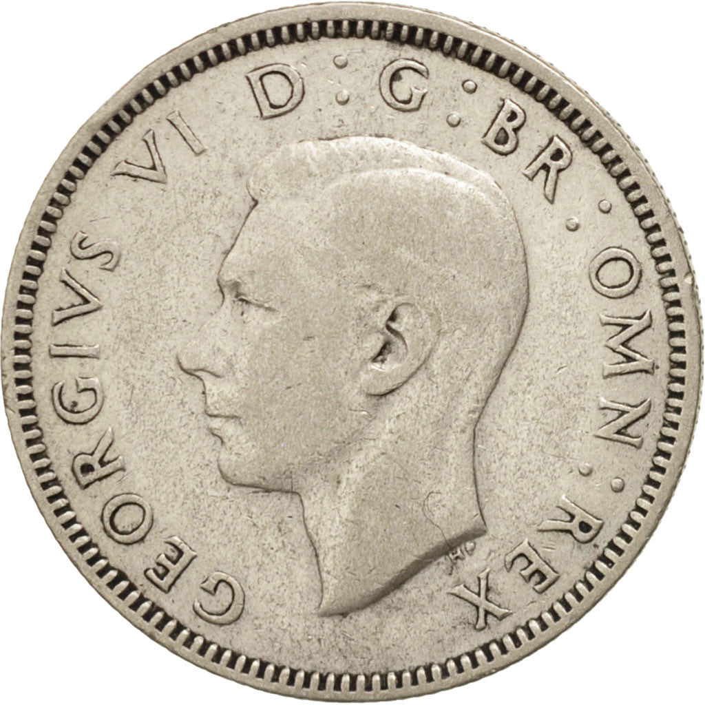 Great Britain, George VI, Shilling, 1944, EF(40-45), Silver, KM:854