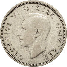 Great Britain, George VI, Shilling, 1944, EF(40-45), Silver, KM:854