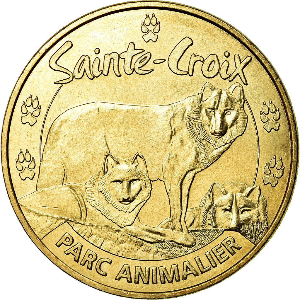 Francia, Token, Touristic token, Rhodes - Parc animalier de Sainte-Croix, Arts &