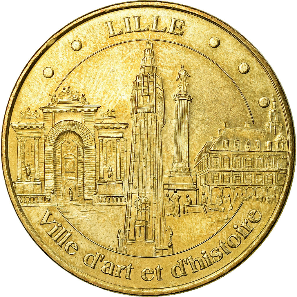 Francia, Token, Touristic token, 59/ Lille - Ville d'Art et d'Histoire, Arts &