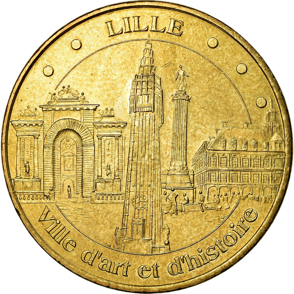 Francia, Token, Jetón turístico, 59/ Lille - Ville d'Art et d'Histoire, Arts &