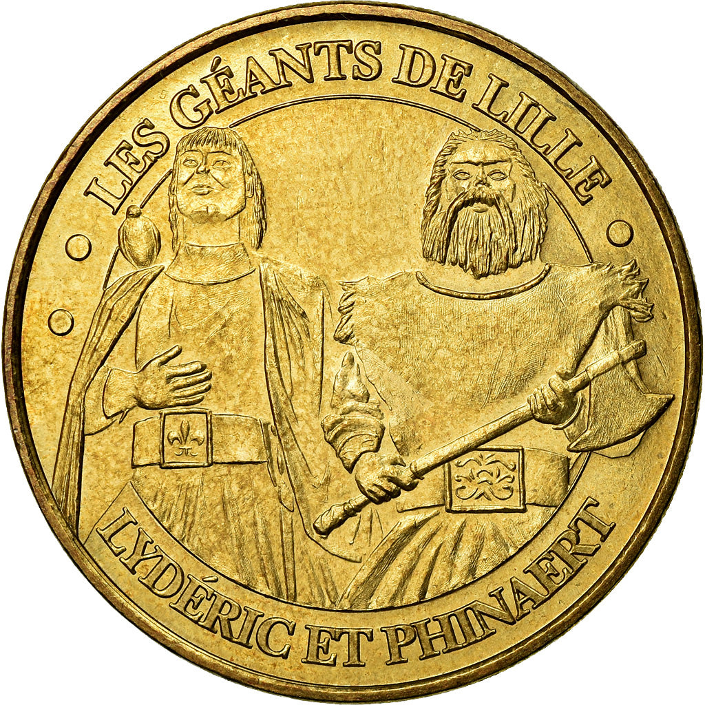 France, Token, Touristic token, Lille - Les Géants, Arts & Culture, 2007, MDP
