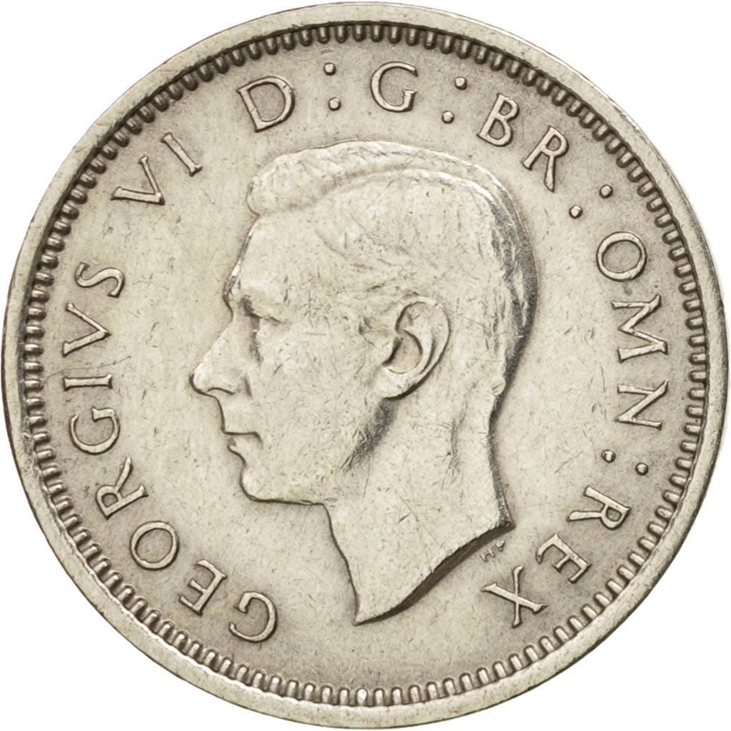Great Britain, George VI, 3 Pence, 1940, AU(50-53), Silver, KM:848