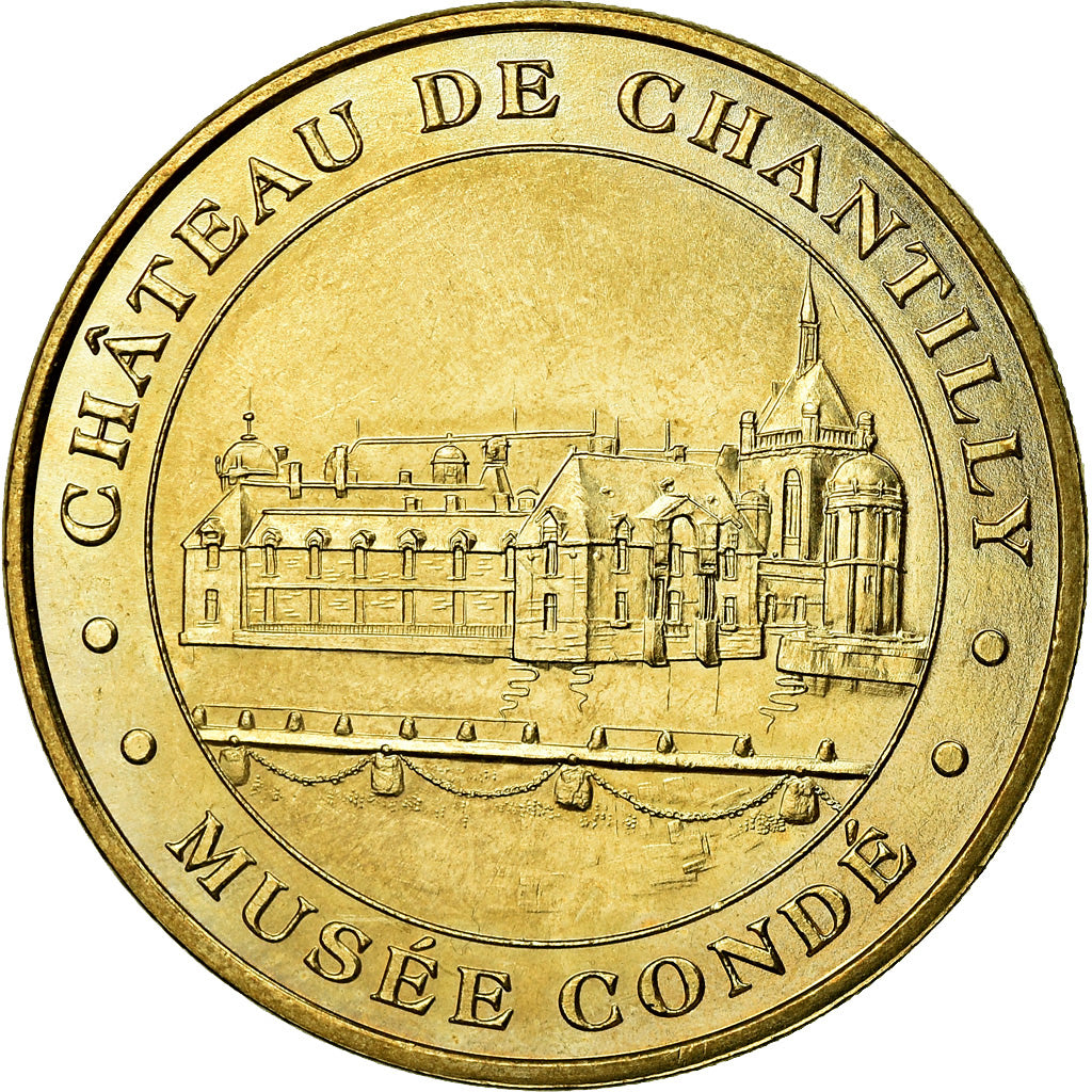 France, Token, Touristic token, Chantilly - Chateau n°1, Arts & Culture, 2008