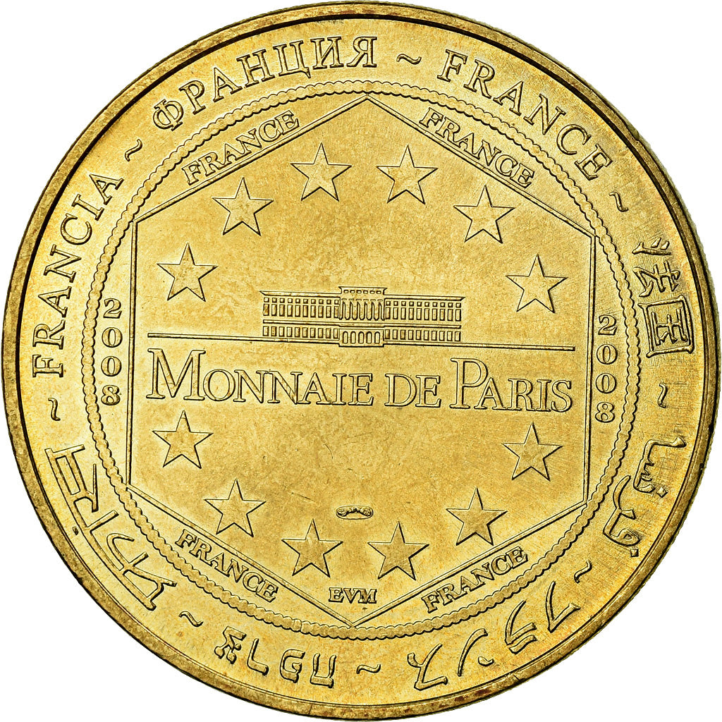 France, Token, Touristic token, Chantilly - Chateau n°1, Arts & Culture, 2008